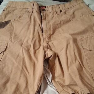 Tan Cargo Shorts